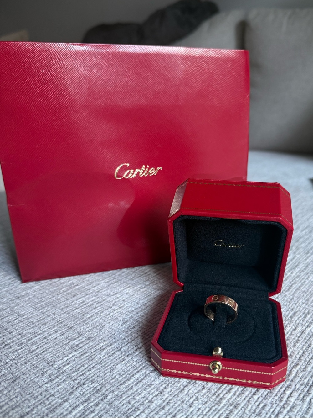 CARTIER Love Ring Rose Gold